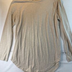 PacSun Cream Longer Fit Tee Mens Med